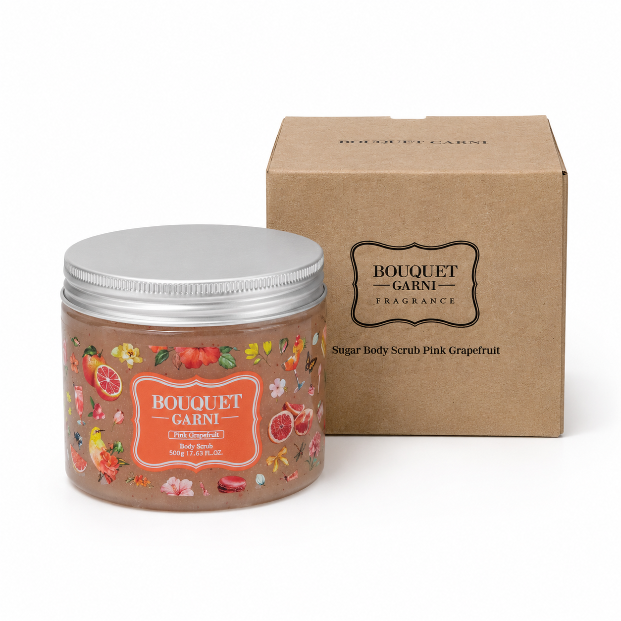 Sugar Body Scrub Pink Grapefruit – Pembe Greyfurt Özlü Şekerli Vücut Peelingi
