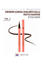 Edge Proof Koyu Kahve Fırça Uçlu Eyeliner