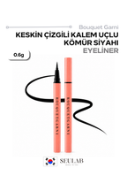 Edge Proof Kömür Siyah Fırça Uçlu Eyeliner
