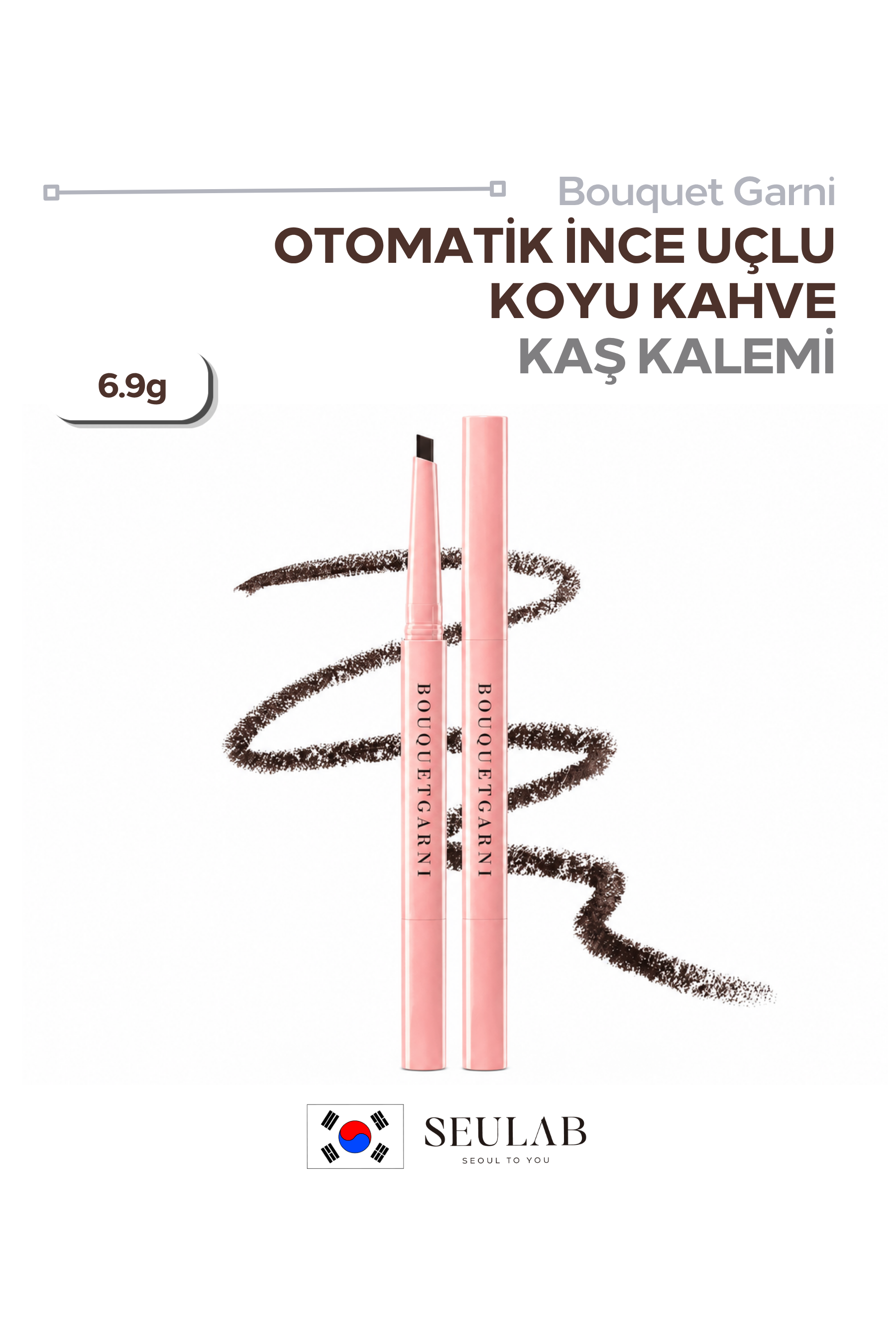 Auto Slim Koyu Kahve İnce Kaş Kalemi