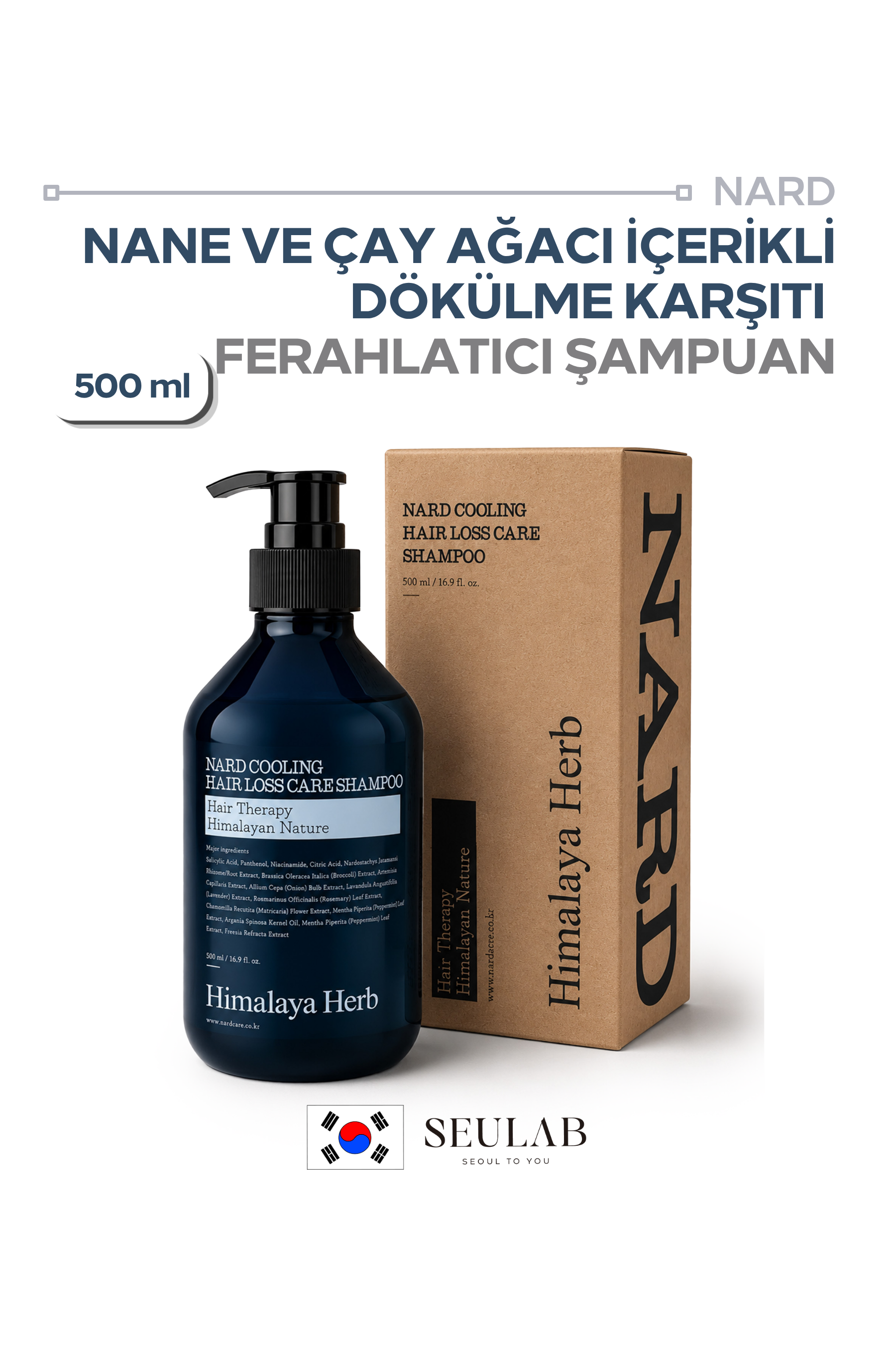 Nard Cooling Hair Loss Care Shampoo - Saç Dökülmesine Karşı Serinletici Şampuan 500 ml