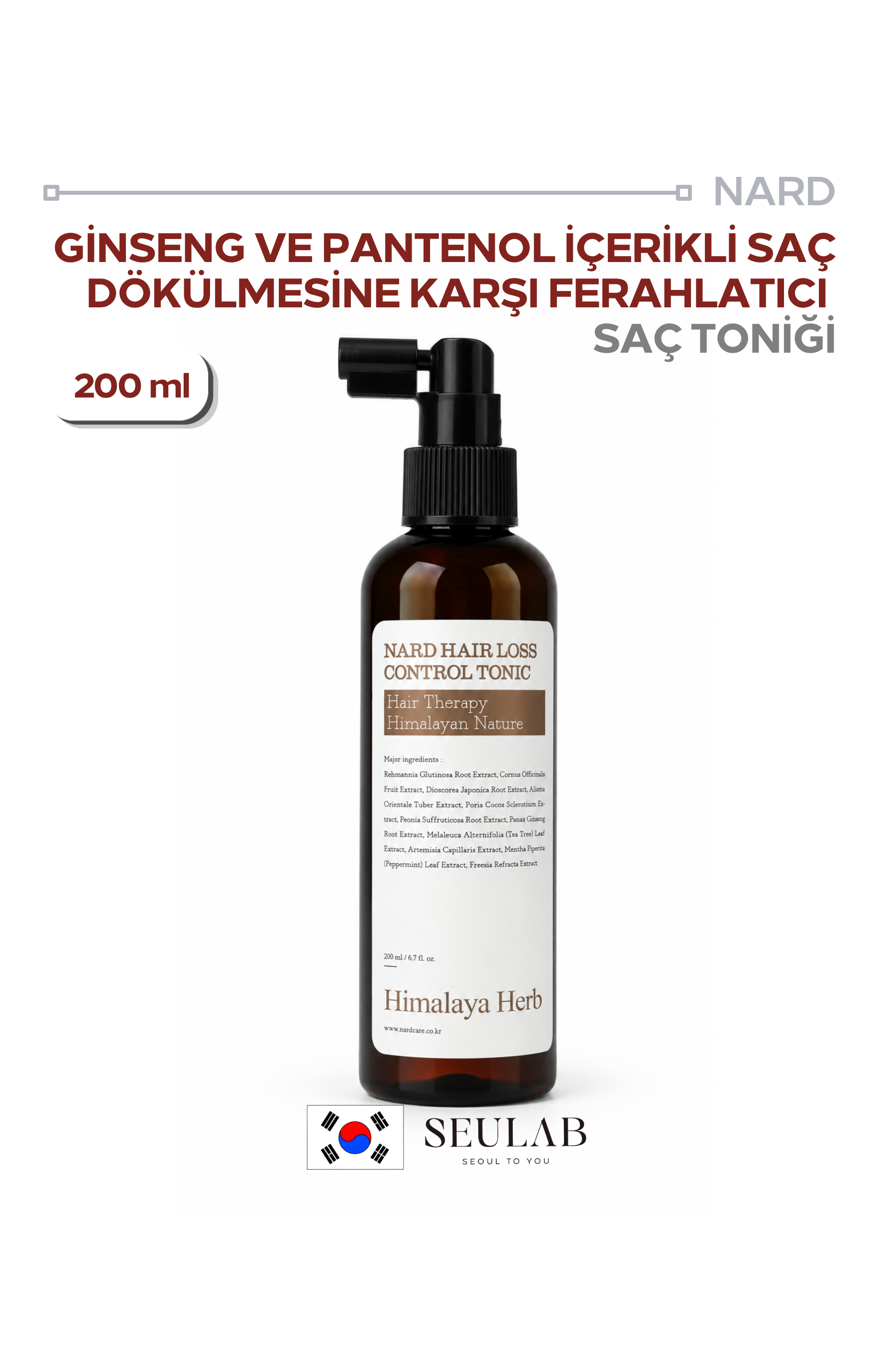 Hair Loss Control Tonic - Saç Dökülme Karşıtı Tonik 200ml