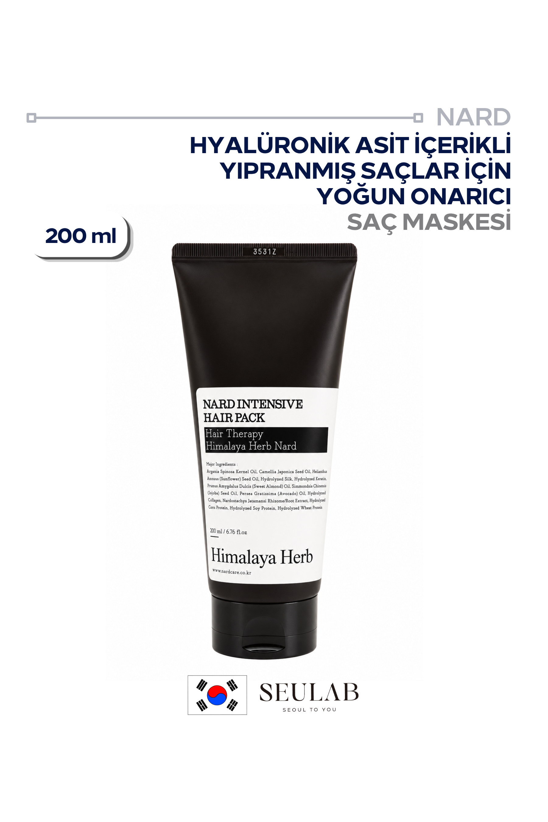 Intensive Hair Pack - Yoğun Saç Bakım Maskesi 200ml