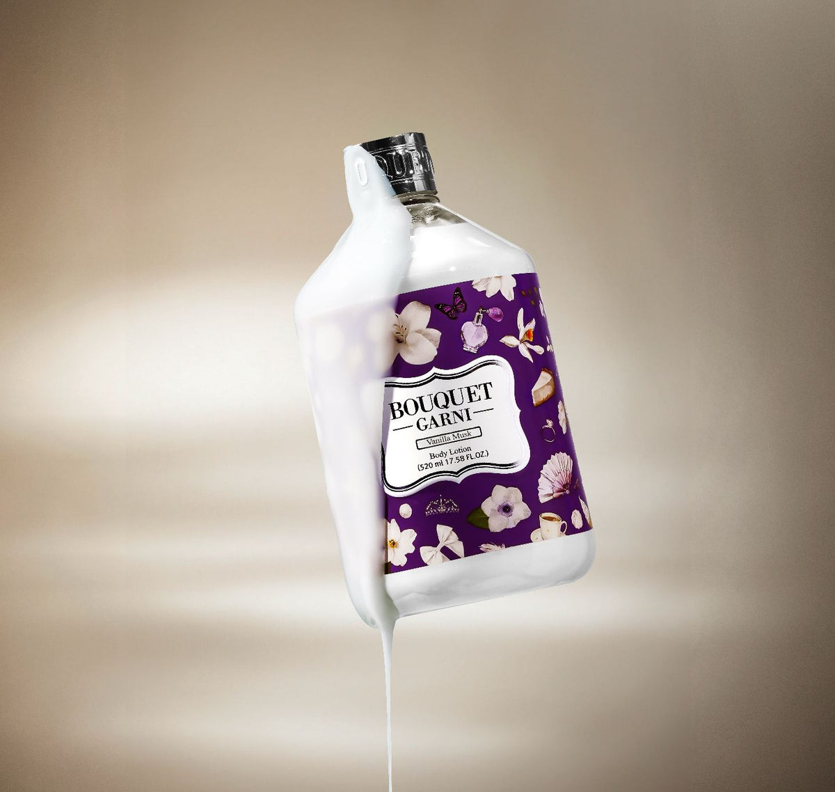Bouquet Garni Fragranced Body Lotion Vanilla Musk - Vanilya ve Misk Kokulu Nemlendirici Vücut Losyonu520ml