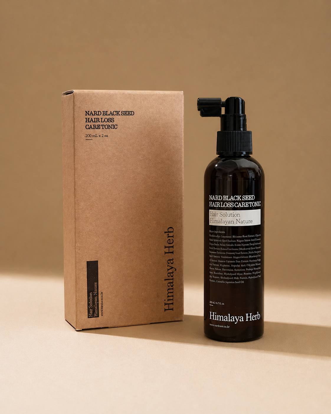 Nard Black Seed Hair Loss Care Tonic - Çörek Otu Özlü Saç Dökülmesi Karşıtı Tonik (200 ml x 2 adet)
