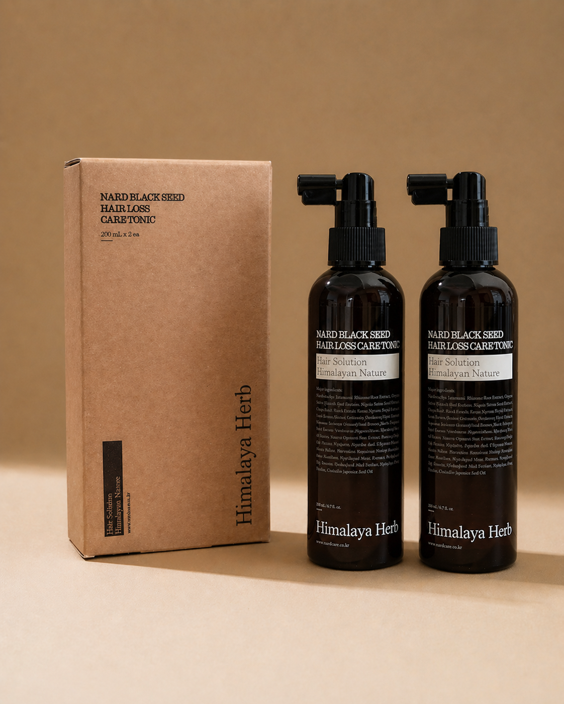 Nard Black Seed Hair Loss Care Tonic - Çörek Otu Özlü Saç Dökülmesi Karşıtı Tonik (200 ml x 2 adet)