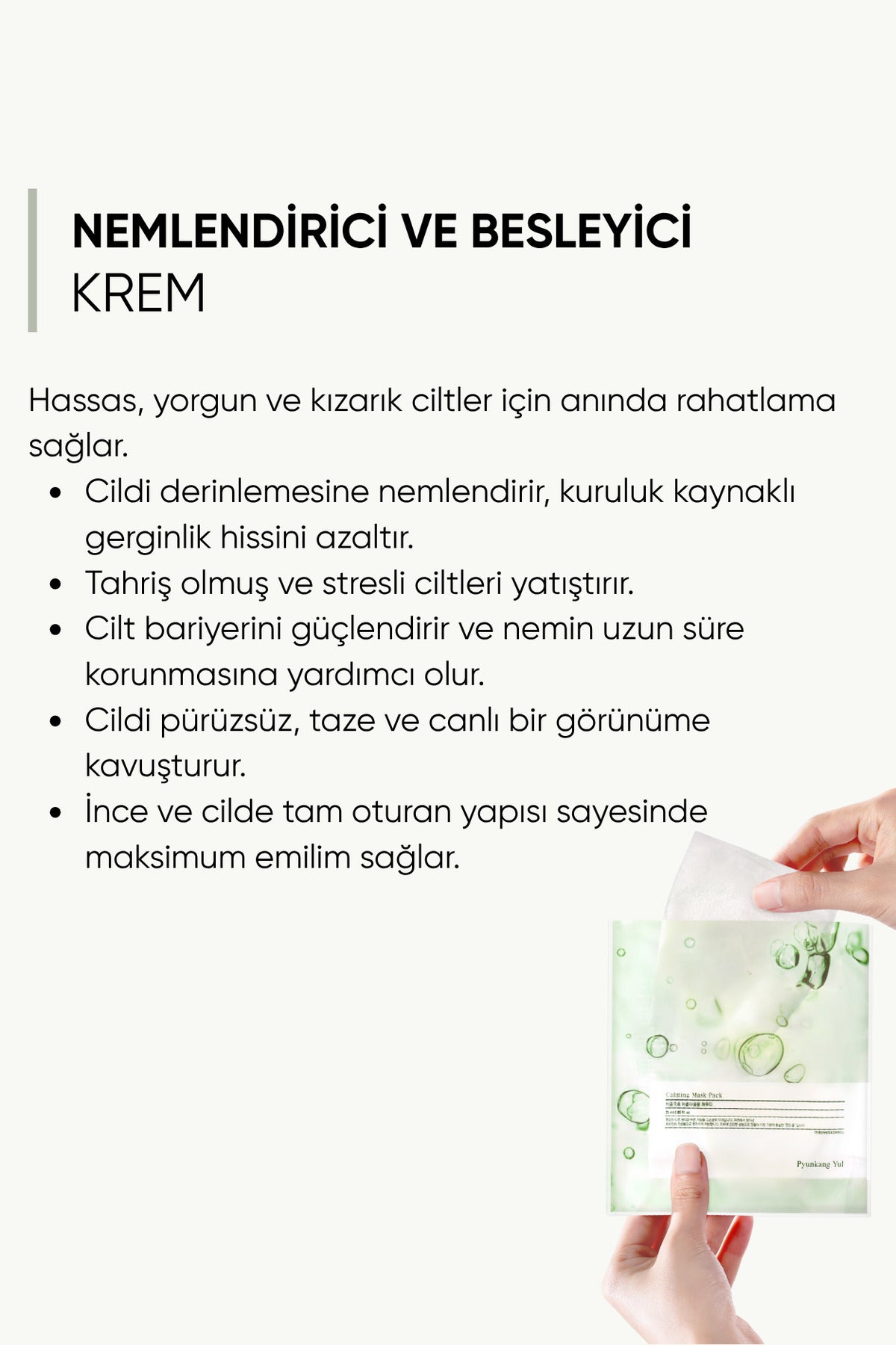 Calming Mask - Cica Yatıştırıcı ve Nemlendirici Yüz Maskesi 10'lu PAKET