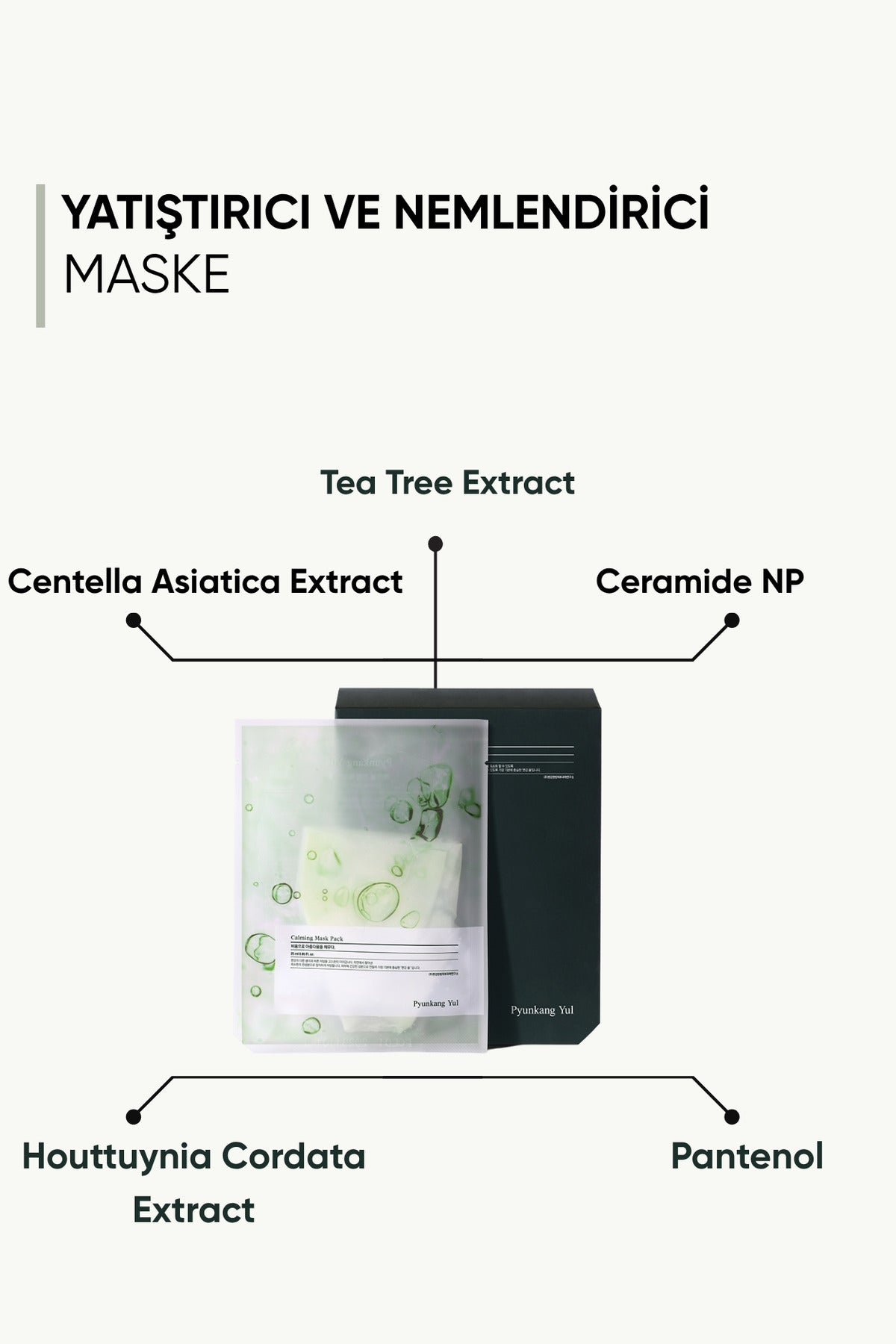 Calming Mask - Cica Yatıştırıcı ve Nemlendirici Yüz Maskesi 10'lu PAKET