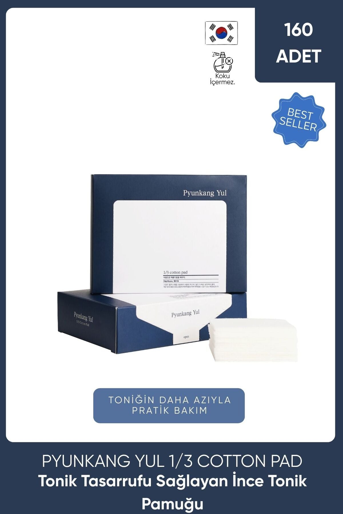 Güzellik Pamukları 160 Adet - Cotton Pads 8809486680360