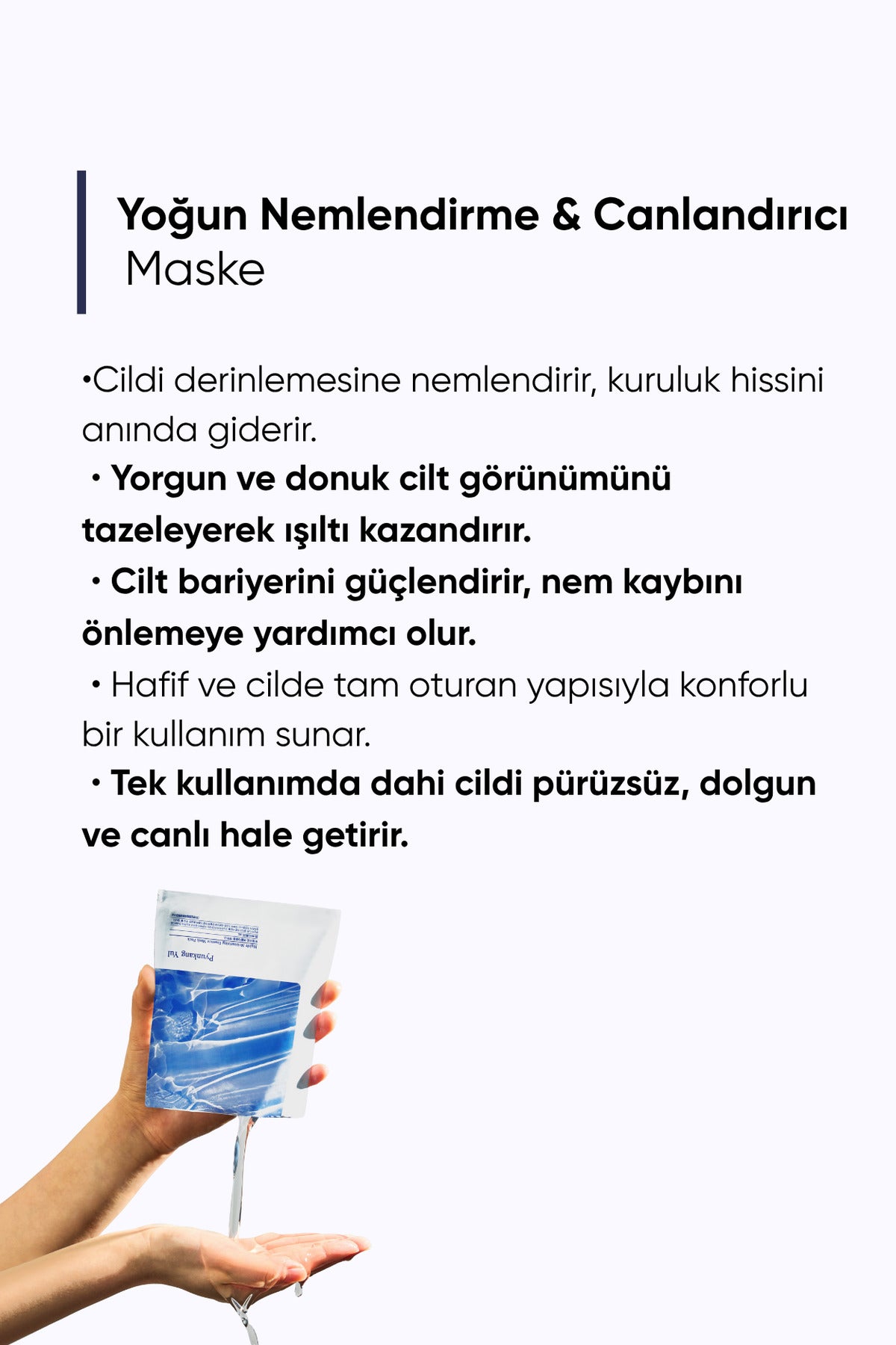 Highly Moisturizing Essence Mask -Yoğun Nemlendirici Essanslı Yüz Maskesi 10'LU PAKET