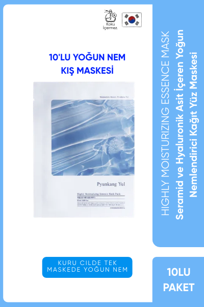 Highly Moisturizing Essence Mask -Yoğun Nemlendirici Essanslı Yüz Maskesi 10'LU PAKET