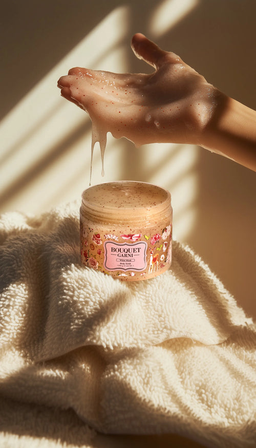 Bouquet Garni Sugar Body Scrub - Kokulu Şekerli Vücut Peelingi - White Musk 500g
