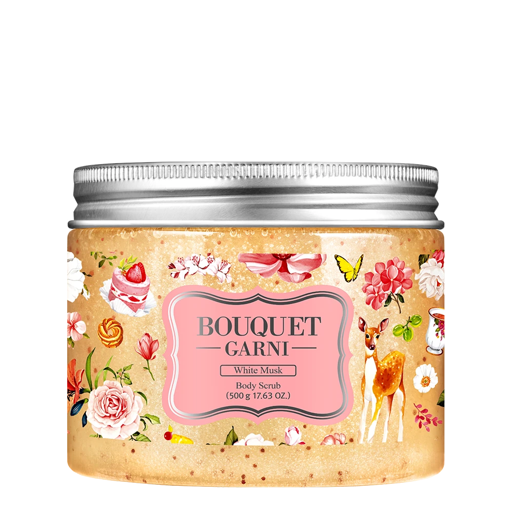 Bouquet Garni Sugar Body Scrub - Kokulu Şekerli Vücut Peelingi - White Musk 500g