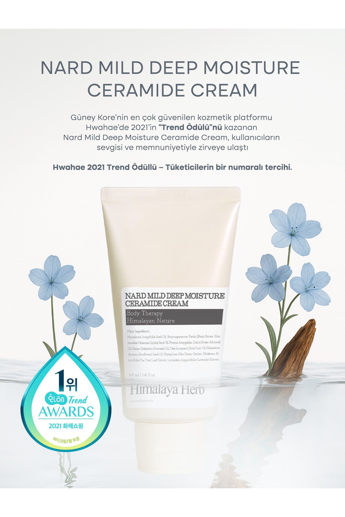 Nard Mild Deep Moisture Ceramide Cream 160ml