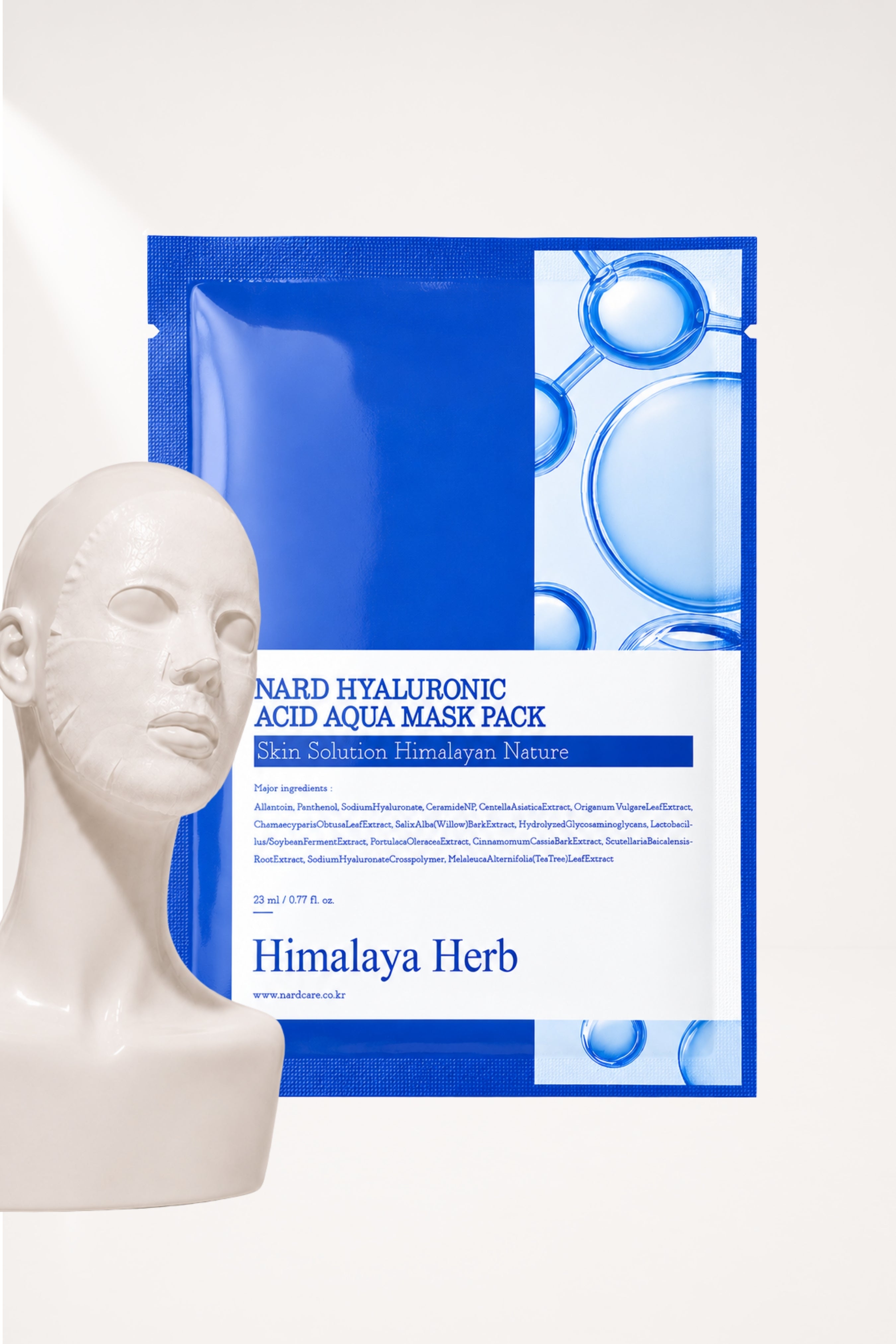 Hyaluronic Acid Aqua Mask Pack – Hyaluronik Asit Nemlendirici Yüz Maskesi 5'li